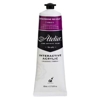Atelier Interactive Acrylic Paint 80ml S3 - Quinacridone Red Violet